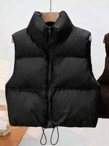 Women Gilets - Black - View 3