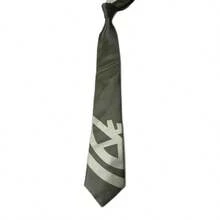 Hajime Hinata Harajuku Style Printed Tie – Cosplay Exclusive Anime Convention Accessory - Dark Green - View 6