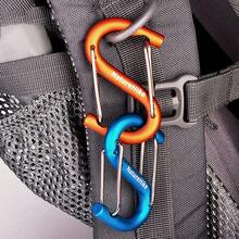 Naturehike S-Shaped Multifunctional Aluminum Alloy Carabiner For Outdoor Hiking, Tent And Backpack Hooks - Multicolor - View 7