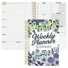 Weekly Action Planner - For Productivity And Distraction Control And With Habit Tracker And To-Do List - For Entrepreneurs, Busy Moms And Adhd Adults, Time Management Workbook And Daily Task Diary - A5 - View 6