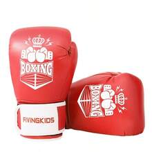 FIVING Kids Boxing Gloves & Punch Mitts 4oz 6oz, Youth Sparring Kickboxing Training Set For Boys Girls, Children Boxing Equipment Birthday Gift For Home Gym Practice - Multicolor - View 19
