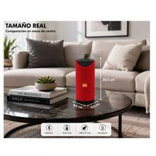 Rechargeable Bluetooth Cylinder Speaker TG113 Random Color - View 4