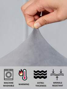 2 قطعة/مجموعة بطانية كرسي مكتب من المخمل الفضي الثعلب المنقسم للخريف/الشتاء، خيارات متعددة الألوان: وردي، رمادي دخاني، رمادي شامبانيا، أسود، بطانية كرسي مكتب من البوليستر المرن العصري، مناسب للمكتب والدراسة والمنزل - رمادي - مشاهدة 5
