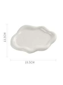 1pc Irregular Cloud Shaped Plastic Jewelry Tray, Dressing Table Storage Tray, Used For Hair Clips, Baby Accessories, Desktop Decoration Storage Tray - Multicolor - View 8