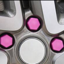 20PCS 19mm Pink Silicone Wheel Bolt Caps, Car Nut Covers, Dustproof And Rustproof, Decorative And Practical Wheel Modification Accessories - Wheel Bolt Covers - View 6