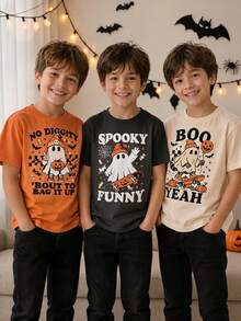 Tween Boys T-Shirts - Orange - View 3