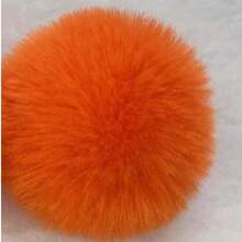 1pc Rabbit Tail Hair Clip Model, Pom Pom Cute Plush Rabbit Prop, Brooch Accessory, Decoration, Halloween Accessory - Multicolor - View 5