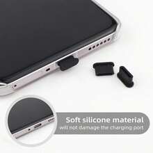 30pcs New Silicone Dust Plugs, Compatible With Various Electronic Devices Type-C Charging Port USB C Protective Covers, Provide Dust Protection And Prevent Debris, With Durable Protective Case - One Size Fits All - View 4