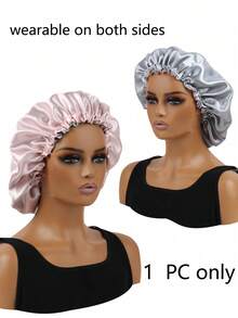 Cute Thickened Shower Cap, Sleep Cap, Double Layer Suitable For Daily Wear, Waterproof For Bathing, Oil And Smoke Resistant - View 8