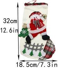(1pc/Pack) Christmas Decorations, Christmas Stockings, Gift Bags, Christmas Scenes, Window Decorations, Small Hanging Ornaments, Christmas Decor - 1PC - View 13