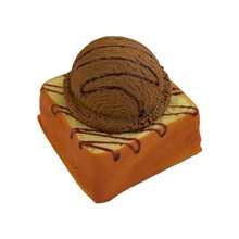 Realistic Ice Cream Toast Squishy Slow Rebound Soft Rubber Stress Relief Toy, Cute Model Desktop Decoration, Creative Stress Relief Gift - Multicolor - View 10