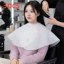 1pc Extra Large Steam Cape For Hair Dyeing & Perming, Waterproof Poncho, Disposable Hair Salon Tool - Black - View 12