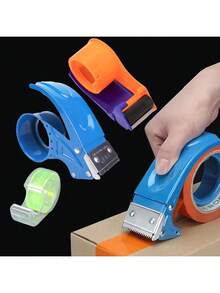 1pc Tape Dispenser, Office Express Packaging Sealing Machine, Handheld Tape Machine, Plastic Tape Holder, Tape Packaging Tool, Metal Tape Cutter, Used For Cargo Sealing, Sticking, Tape Supplies - Tape Dispenser - View 6