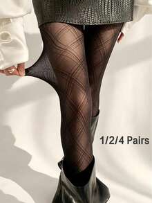 1/2pcs Sexy Women's Black Sheer Jumpsuit, Suitable For Holiday Parties - Multicolor - View 7