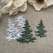1pc Christmas Tree Shaped Metal Cutting Die, Suitable For Scrapbooking And Decorative Crafts - Pine Tree - View 7