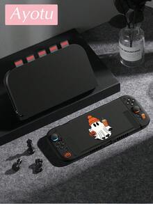 Ayotu Pumpkin & Bat & Ghost Theme Switch Protective Case, Compatible With New Switch 2 (2025)/Switch NS/Switch OLED, Can Be Used On Dock Without Removing Protective Case, Universal Game Controller Protective Cover, Switch Game Accessories, Anti-Drop Anti-Scratch, Halloween Theme & Birthday Gift. - View 9