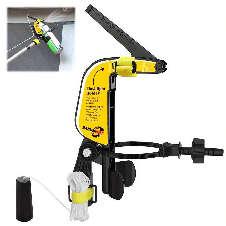 Spray Can Extension Pole Adapter, Adjustable Sprayer Holder Adapter