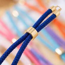 Adjustable Braided Rope Bracelet Slider Connector, DIY Jewelry Making Friendship Bracelet, - Line - View 8