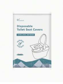 Travel Portable Toilet Seat Cover, Suitable For Airplane, Road Trip, Outdoor Beach, Cruise, Camping, Hotel, Essential Accessory For Back To School Travel - White - View 10