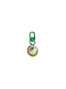 PU Coconut Palm Tree Bag Charm, Woven Rope Keychain, Leather Palm Tree Bag Accessory, Fashion Women's Handbag Pendant, Perfect Holiday Gift - Multicolor - View 15