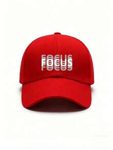 1/3件中性印花「FOCUS」棒球帽，可調節遮陽帽，透氣卡車帽，適合運動/日常/街頭風/旅行/夏季 - 彩色 - 查看 15