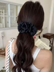 3pcs/1pc Ruched Cloud Bubble Banana Hair Claw Clip, Women's Fashion Elegant Volumizing Hair Accessory, Versatile Daily Hair Clip - Multicolor - View 7