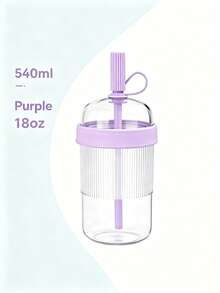 1pc Portable, Reusable Travel Cup Suitable For Home, Office, Outdoor, And Sports Use. An Essential Cup That Is Perfect For Both Students And Adults. Practical Yet Stylish, It Is Suitable For Both Hot And Cold Beverages. Makes A Great Gift. - Multicolor - View 15