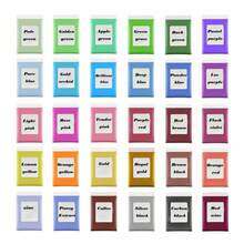 30 Colors Mica Powder Set - Vibrant, Non-Repeating Shades For Epoxy Resin, Bath Bombs, Candles, Handmade Crafts And Slime - 5g Dye - View 3