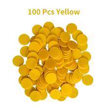 50pcs Multi-Color Plastic Math Counting Chips | Educational Math Manipulatives For Interactive Learning, Counting And Sorting, Back To School - Multiple Styles - View 15