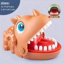 Crocodile Teeth Toy, Children's Game, Crocodile Bite Finger Dentist Game, Fun, Suitable For Parties And Children's Luck Games, Pranks Children Toy - Multicolor - View 3