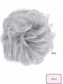 Messy Bun Wig With Elastic Hair Ties, High-Temperature Fiber Wig Suitable For Various Occasions, Halloween - Multicolor - View 36