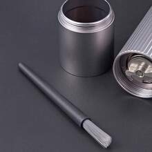 1pc Black Handheld Coffee Dusting Brush, Fine Soft Bristles, Easily Clean Coffee Grinder And Coffee Handle Residue, Convenient Operation, Suitable For Home Coffee Making, Tea Studio, Coffee Shop, Maintain Coffee Equipment Clean And Tidy - Multicolor - View 4