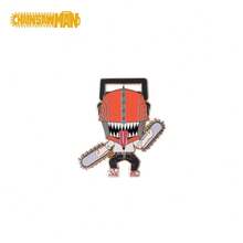 Crunchyroll Chainsaw Man Official Enamel Pin Denji Lapel Brooch Badge Bag Jacket Pin Halloween Christmas Gift Teens Adults 1PC - Red - View 5