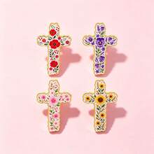 Enamel Lapel Pin Badge Brooches, Fashion Metal Decorative Pins For Backpack Bag Jacket Clothing, Perfect Gift For Men Women Best Friends Decoration - Multicolor - View 2