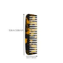 1pc Vinegar Comb, Unisex Portable Anti-Static Wide Tooth Small Comb, Minimalist Hair Accessory, Travel Portable, Length 9.8cm - Multicolor - View 5