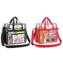Transparent PVC Handbag, Casual Shoulder Bag, Sports Waterproof Beach Bag, Fashion Transparent Bag, Women's Transparent Waterproof Bag, Perfect For Summer, Vacation, Beach - Multicolor - View 16