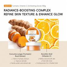 1 Pc Cleansing Healthily Quiyum Turmeric Vitamin C Exfoliating Scrub,100g Exfoliating Cream Scrub For Daily Use For Bathroom Spa - 100g - View 7