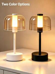 OBOVAY Cordless Rechargeable Desk Lamp, Battery Powered Lighting For Bedroom, 3-Color Stepless Dimming, Portable LED Light For Dining Room, Kitchen, Cafe, Camping, With Touch Control Night Light - 1 Piece - View 4
