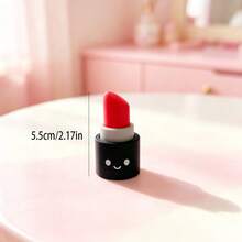 Clickable Lipstick 3D Printed Stress Relief Button, Home Office Desk Decor, Backpack Charm, Car Accessory, Multi-Functional Unique Keychain - Multicolor - View 3