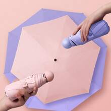 Thickened And Reinforced Five-Fold Umbrella, Windproof, Rainproof, Ultra-Light Mini Capsule Pocket Umbrella - A - View 8