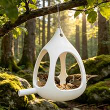 Suspension Type Wild Bird Feeder, Hanging Bird Seed Feeder For Outside Garden Decor, Durable Bird Feeding Station For Backyard Viewing Wild Birds - B - View 2