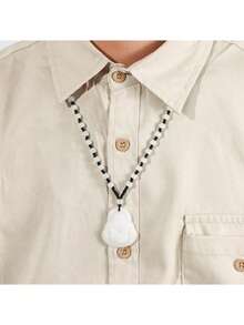 1pc Casual Versatile Feng Shui Buddha Pendant, Exquisite Carved Buddha Statue Pendant Necklace For Women - Unique Vacation Accessory, Perfect For Spiritual Travelers And Buddha Statue Enthusiasts - Multicolor - View 11