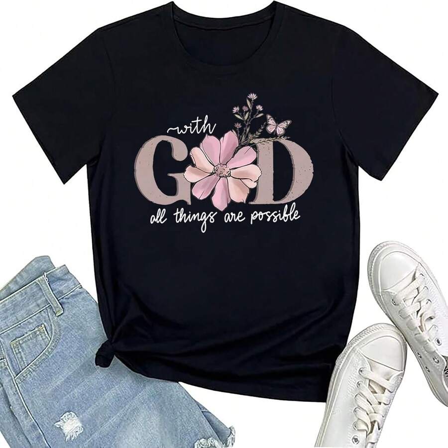 Women T-Shirts - Black 2 - View 1