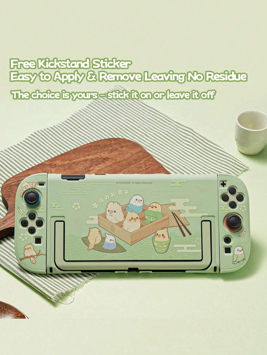 GeekShare Cute Parrot Design Ultra-Thin PC Protective Case For Nintendo Switch 2 Console