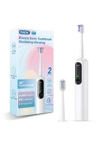 YUNCHI Customized Sonic Sweeping Toothbrush 30 Scientific Swing 1 Brush Handle 2 Brush Head 5 Cleaning Modes - Multicolor - View 11