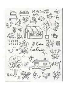 A4 Size Blank Adhesive Water Soluble Embroidery Stabilizer Paper -1/10 Sheets Printable Medium Weight Paper For Inkjet Printers, DIY Craft Materials, Embroidery Fabric, Embroidery Tools - Multicolor - View 14