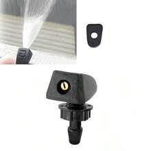 TRTY Universal Car Windshield Washer Spray Nozzle Kit, Car Wiper Spray Head Replacement Parts, DIY Connector Accessories, Single-Hole Adjustable Fan-Shaped Kit, Universal For Small Cars, Trucks, Off-Road Vehicles, RVs - Universal Single Nozzle Kit - View 2