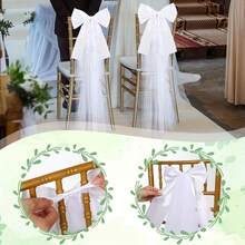 1 Set White Bow Door Decor, Christmas Special Luxury Double Layer Set, Bow With Long Ribbon, DIY Easy To Use And Practical. Suitable For Halloween, Christmas, National Day, Independence Day And Other Outdoor Activities - A - View 7