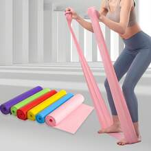 Resistance Bands-Multi-Colored Fitness Bands With A 10lb Resistance Level; Latex Stretching Bands Suitable For Yoga, Pilates, Physical Therapy, And Home Workouts. - Multicolor - View 1