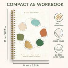 Creative Routine Workbook And Mindful Art Prompt Journal - Explore Artistic Choices With Observation, Color Mixing, Creative Challenges, And Personal Notes - For Curious Beginners And Hobby Artists - A5 - View 2